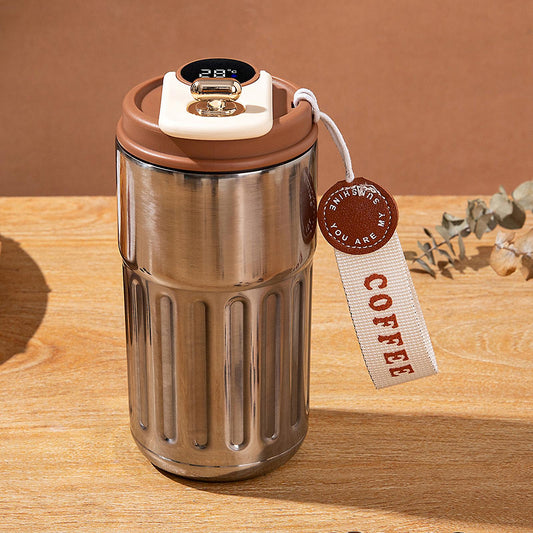 Insulated Coffee Mug with Temperature Detection