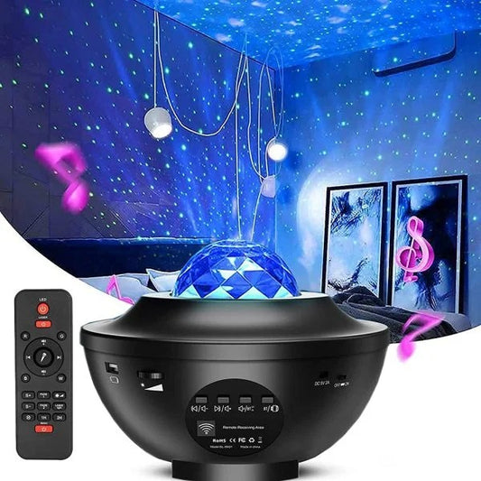 Galaxy Bliss: Starry Sky Galaxy Projector with Bluetooth Music Player